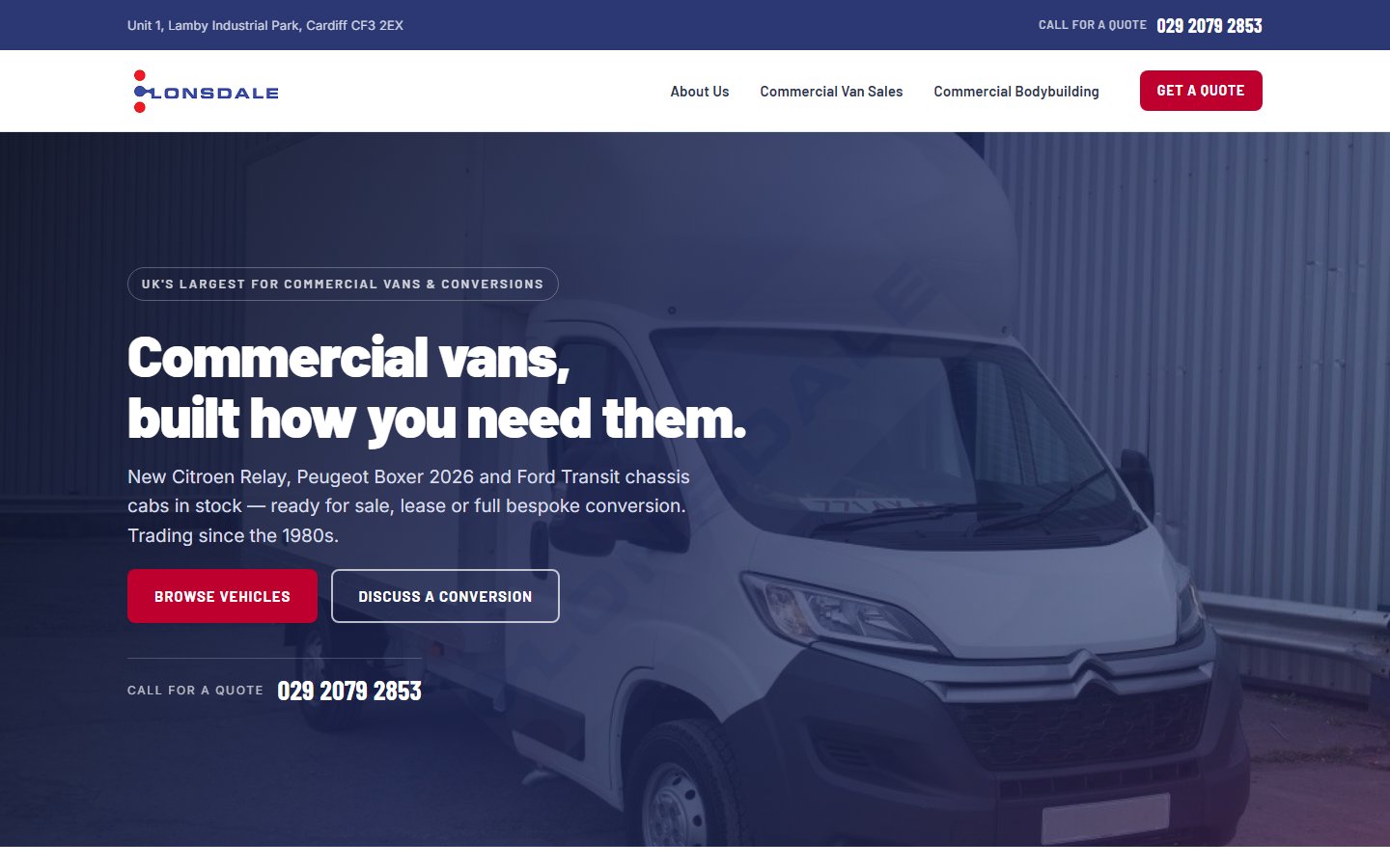 The homepage on the new Astro site.